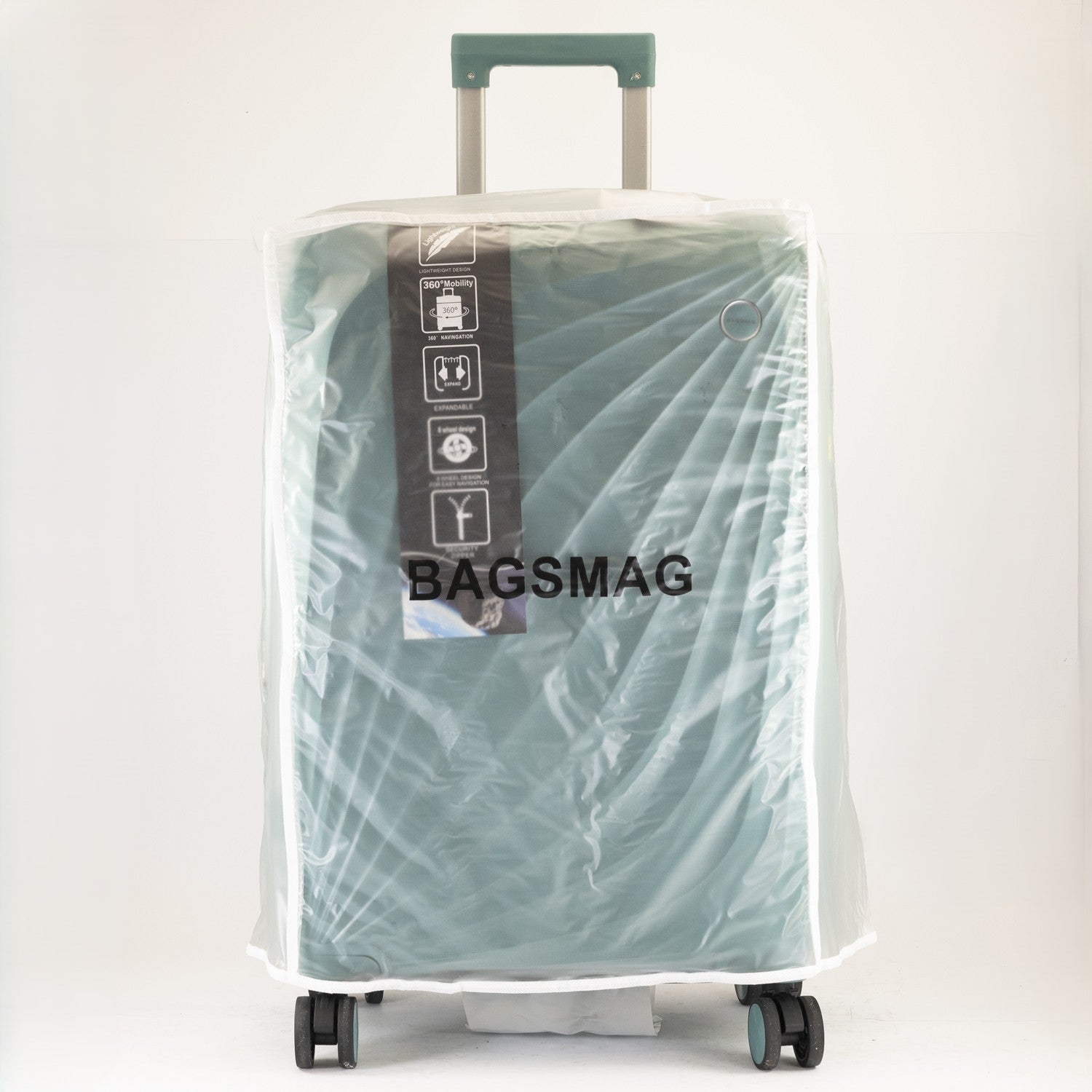 КОД: PP21 Среден куфар BAGSMAG от полипропилен