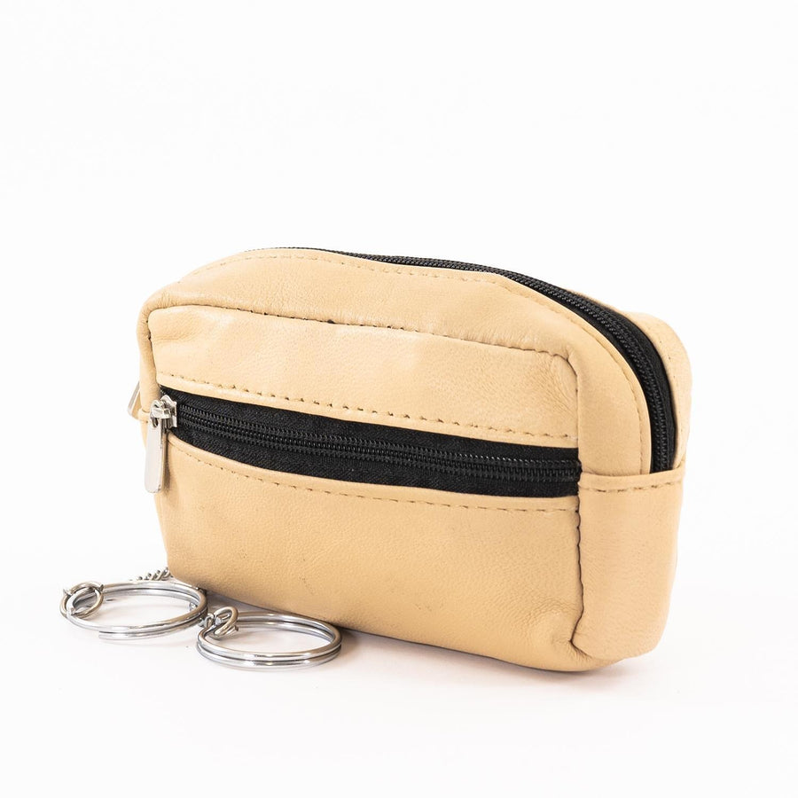 КОД : K60 Монетник/ключодържател от естествена кожа