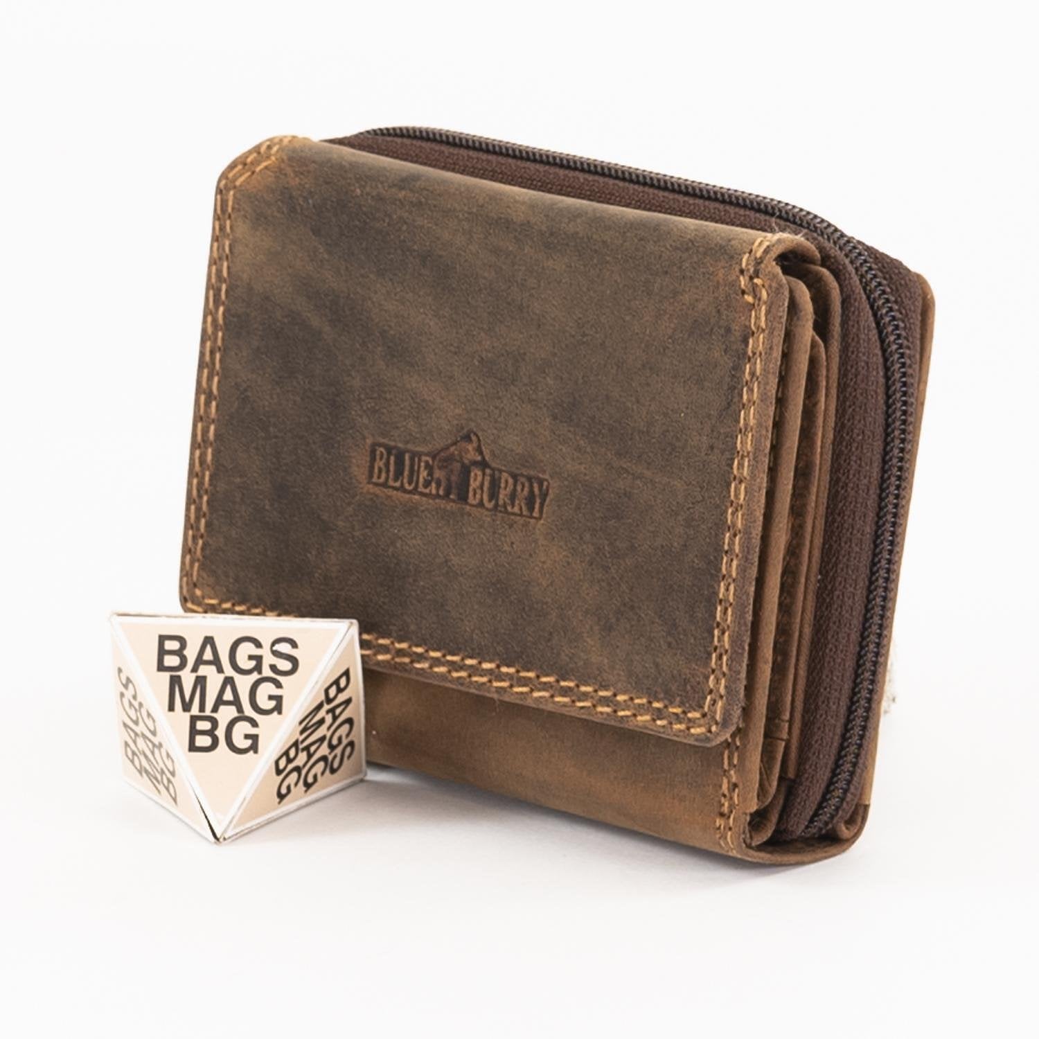 КОД: 1703 Дамски портфейл Blue Burry от естествена кожа