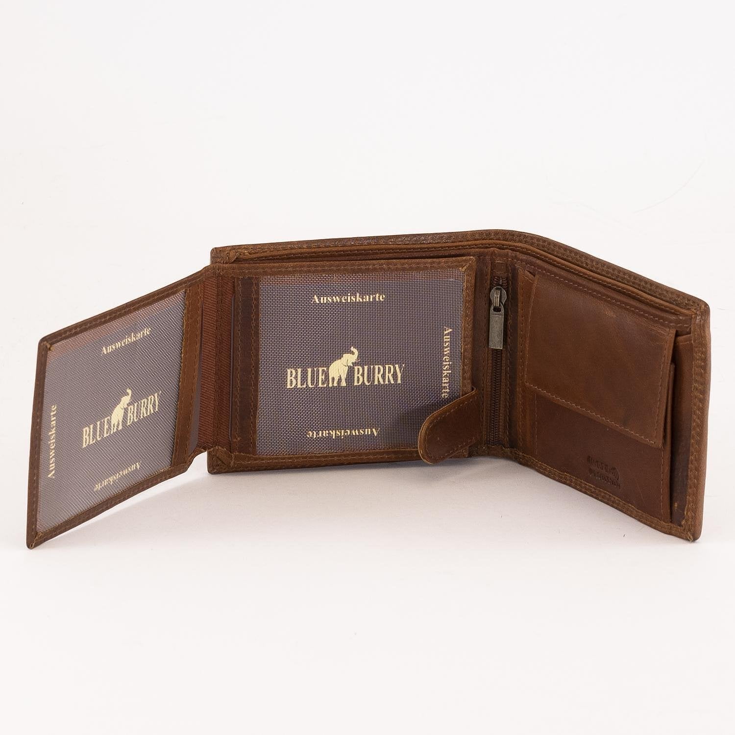 КОД: BB091 Мъжки портфейл Blue Burry от естествена кожа
