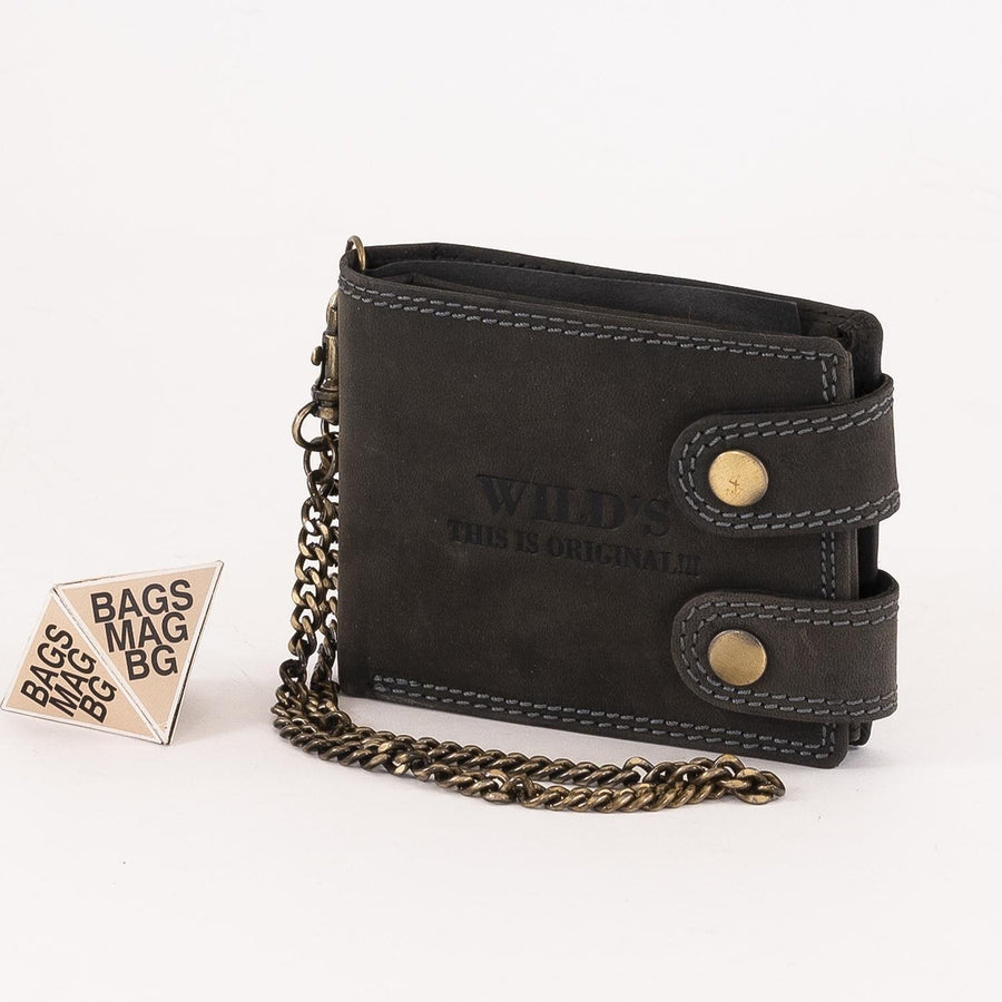 КОД: W08 Мъжки портфейл WILD`S от естествена кожа